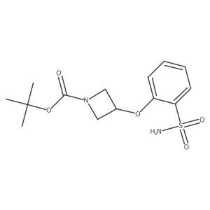 tert-Butyl 3-(2-sulfamoylphenoxy)azetidine-1-carboxylate Structure