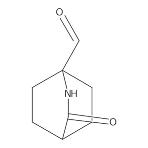 3-Oxo-2-azabicyclo[2.2.2]octane-1-carbaldehyde结构式