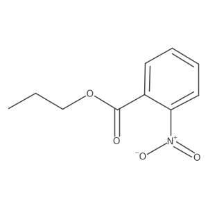 Propyl 2-nitrobenzoate结构式