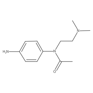 N-(4-amino-phenyl)-N-(2-dimethylamino-ethyl)-acetamide Structure