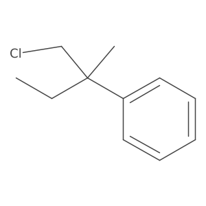 (1-Chloro-2-methylbutan-2-yl)benzene Structure