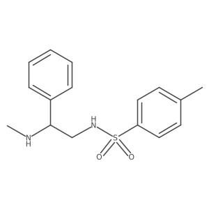 4-methyl-N-[2-(methylamino)-2-phenylethyl]benzenesulfonamide Structure