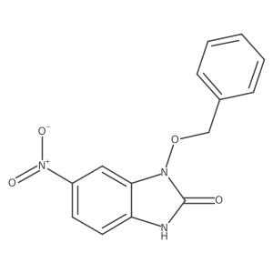 1,3-Dihydro-6-nitro-1-(phenylmethoxy)-2H-benzimidazol-2-one Structure