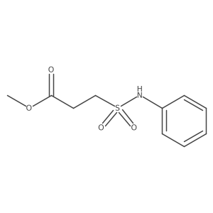 Methyl 3-[(phenylamino)sulfonyl]propanoate Structure