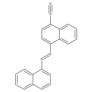 4-[2-(1-Naphthalenyl)diazenyl]-1-naphthalenediazonium结构式