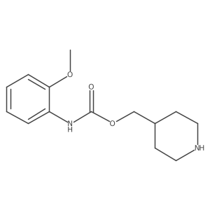 Piperidin-4-ylmethyl (2-methoxyphenyl)carbamate Structure