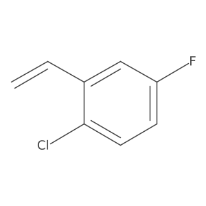 1-Chloro-2-ethenyl-4-fluorobenzene Structure
