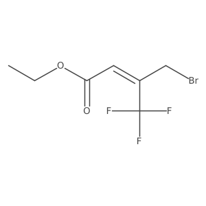 Ethyl 4-bromo-3-(trifluoromethyl)-2-butenoate Structure