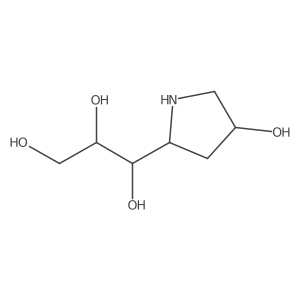 (1S,2S)-1-[(2S,4R)-4-Hydroxy-2-pyrrolidinyl]-1,2,3-propanetriol Structure