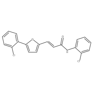 N-(2-Chlorophenyl)-3-(5-(2-chlorophenyl)-2-furyl)-2-propenamide Structure