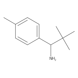 2,2-Dimethyl-1-(4-methylphenyl)propan-1-amine Structure