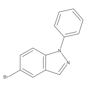 5-Bromo-1-phenyl-1H-indazole结构式