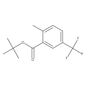 Tert-butyl 2-methyl-5-(trifluoromethyl)benzoate Structure