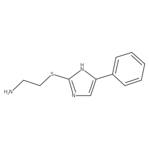 2-((4-phenyl-1H-imidazol-2-yl)thio)ethanamine Structure
