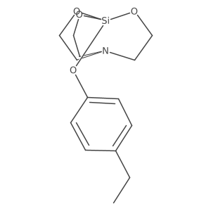 1-(4-Ethylphenoxy)silatrane Structure