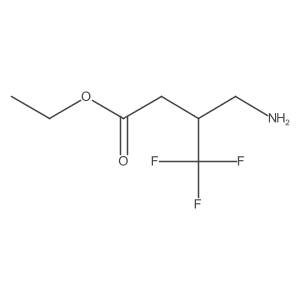 3-Aminomethyl-4,4,4-trifluoro-butyric acid ethyl ester Structure