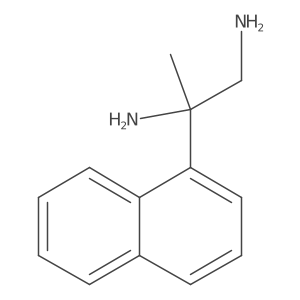 (2S)-2-(1-Naphthalenyl)-1,2-propanediamine结构式