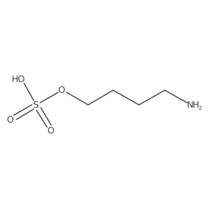 1-Butanol, 4-amino-, 1-(hydrogen sulfate)结构式