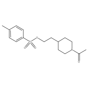 2-(1-Acetylpiperidin-4-yl)ethyl 4-methylbenzenesulfonate结构式
