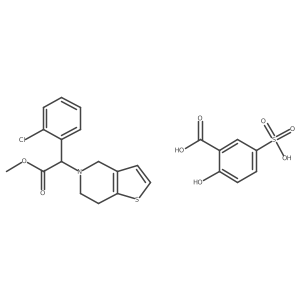 Clopidogrel 5-sulfosalicylate结构式