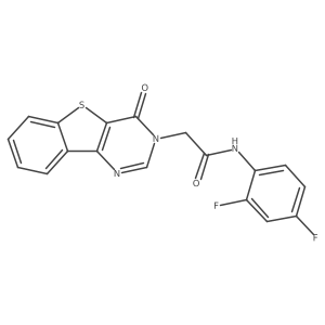 N-(2,4-difluorophenyl)-2-(4-oxo[1]benzothieno[3,2-d]pyrimidin-3(4H)-yl)acetamide Structure