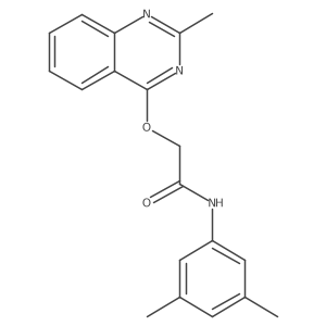 N-(3,5-dimethylphenyl)-2-[(2-methylquinazolin-4-yl)oxy]acetamide Structure