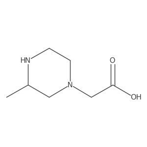 (3-Methyl-piperazin-1-YL)-acetic acid结构式