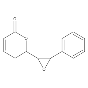 (2R)-2-[(2R,3R)-3-phenyloxiran-2-yl]-2,3-dihydropyran-6-one结构式