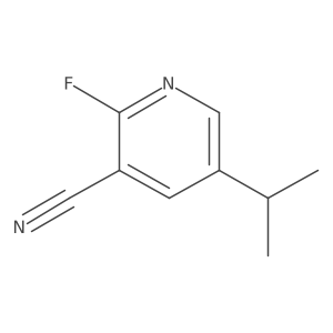 2-Fluoro-5-isopropylnicotinonitrile结构式