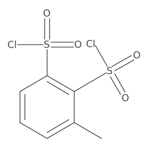3-Methylbenzene-1,2-disulfonyl dichloride结构式