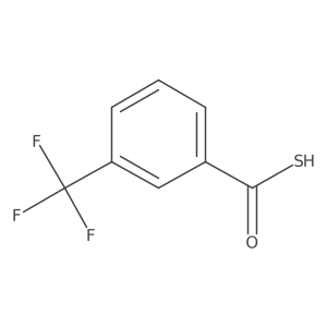 Benzenecarbothioic acid, 3-(trifluoromethyl)- Structure