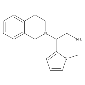 [2-(3,4-dihydroisoquinolin-2(1H)-yl)-2-(1-methyl-1H-pyrrol-2-yl)ethyl]amine Structure