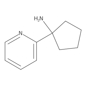 1-(Pyridin-2-yl)cyclopentan-1-amine Structure