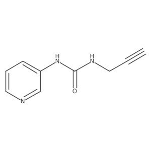 1-(Prop-2-yn-1-yl)-3-(pyridin-3-yl)urea结构式