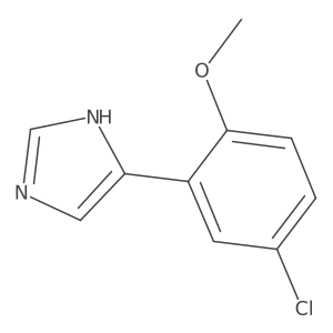 4-(5-chloro-2-methoxyphenyl)-1H-imidazole Structure