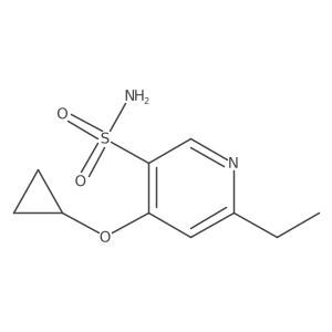 4-Cyclopropoxy-6-ethylpyridine-3-sulfonamide Structure