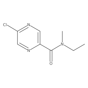 5-chloro-N-ethyl-N-methylpyrazine-2-carboxamide Structure
