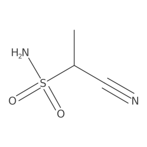 1-Cyanoethane-1-sulfonamide结构式