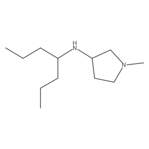 N-(Heptan-4-yl)-1-methylpyrrolidin-3-amine Structure