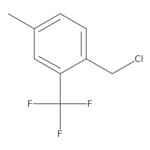 4-Methyl-2-(trifluoromethyl)benzyl chloride Structure