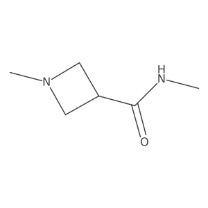 3-Azetidinecarboxamide, N,1-dimethyl-结构式