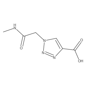 1-(2-(methylamino)-2-oxoethyl)-1H-1,2,3-triazole-4-carboxylic acid Structure