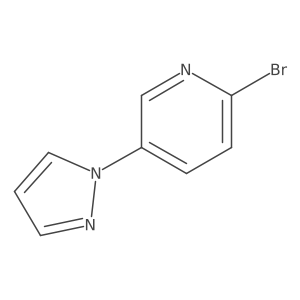 2-Bromo-5-(1h-pyrazol-1-yl)pyridine Structure