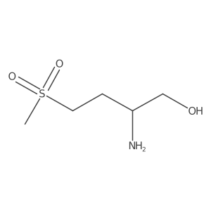 2-Amino-4-methanesulfonylbutan-1-ol Structure