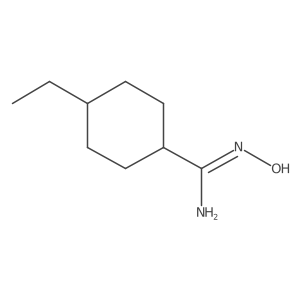4-ethyl-N'-hydroxycyclohexane-1-carboximidamide Structure