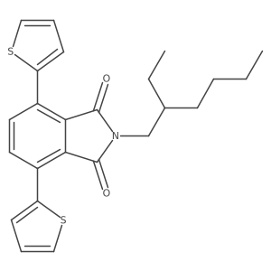 2-(2-Ethylhexyl)-4,7-di(thiophen-2-yl)isoindoline-1,3-dione Structure