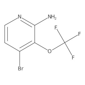 4-bromo-3-(trifluoromethoxy)pyridin-2-amine结构式