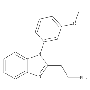 2-[1-(3-methoxyphenyl)-1H-1,3-benzodiazol-2-yl]ethan-1-amine Structure