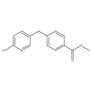 Methyl 4-[(6-chloropyridin-3-yl)methyl]benzoate Structure