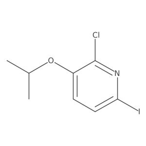 2-Chloro-6-iodo-3-isopropoxy-pyridine Structure